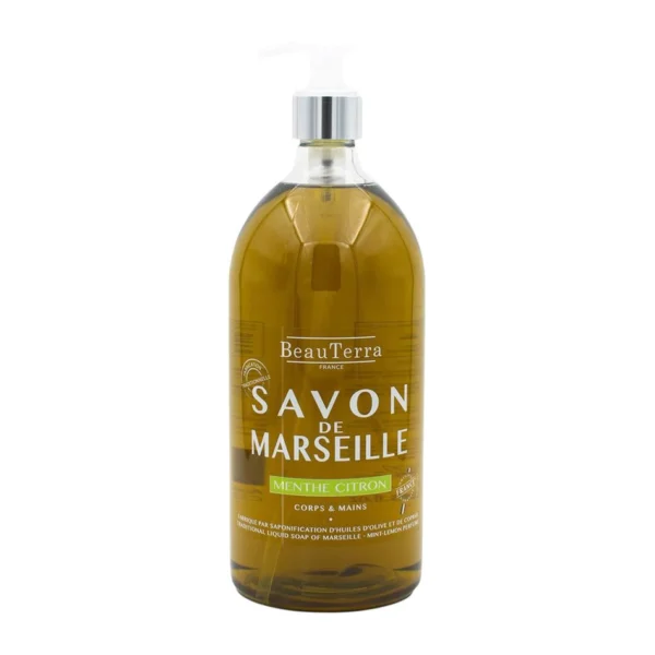 Beauterra Savon de Marsella Menta y Citón 1L